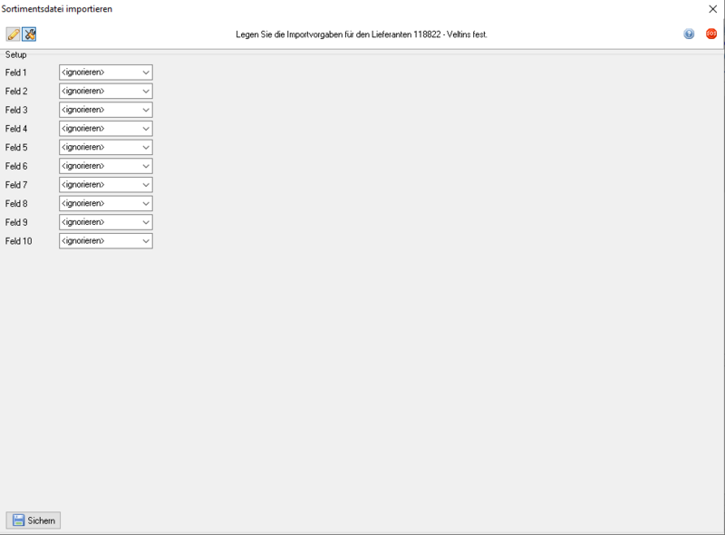 Datei:Lieferantenstamm Sortiment importieren Menue Popup1 2025.PNG